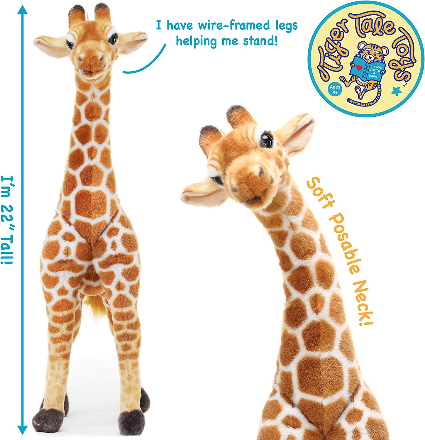 22 Inch Tall Stuffed Animal Plush Q388