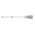 62 in. Wooden Whitewashed Decorative Boat Rowing Oar with Hooks S336