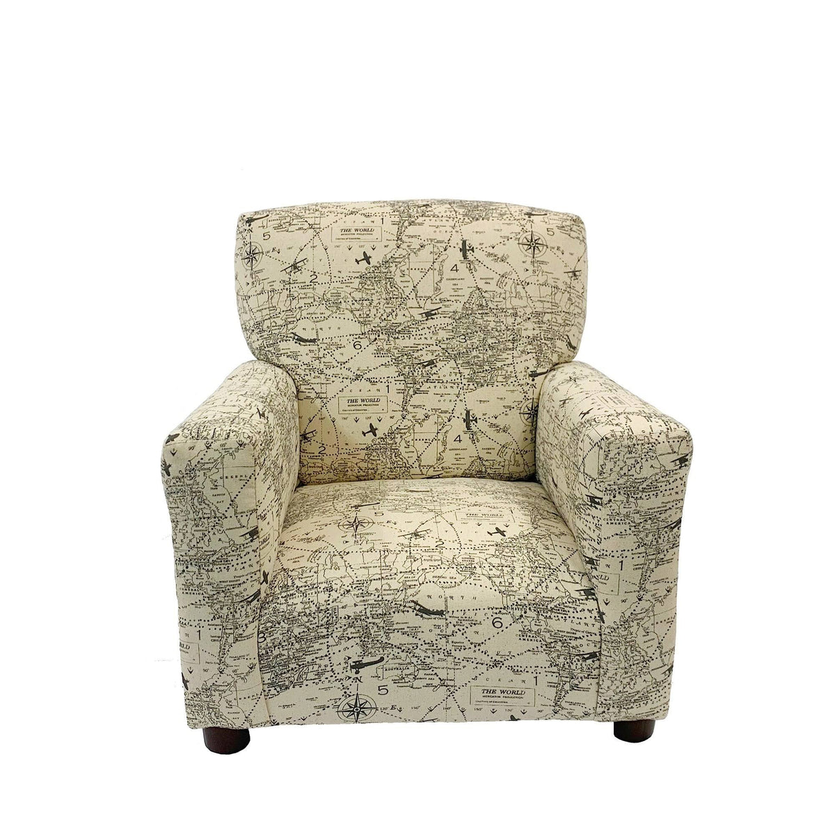 Kids Arm Chair Sundown Gray U3836