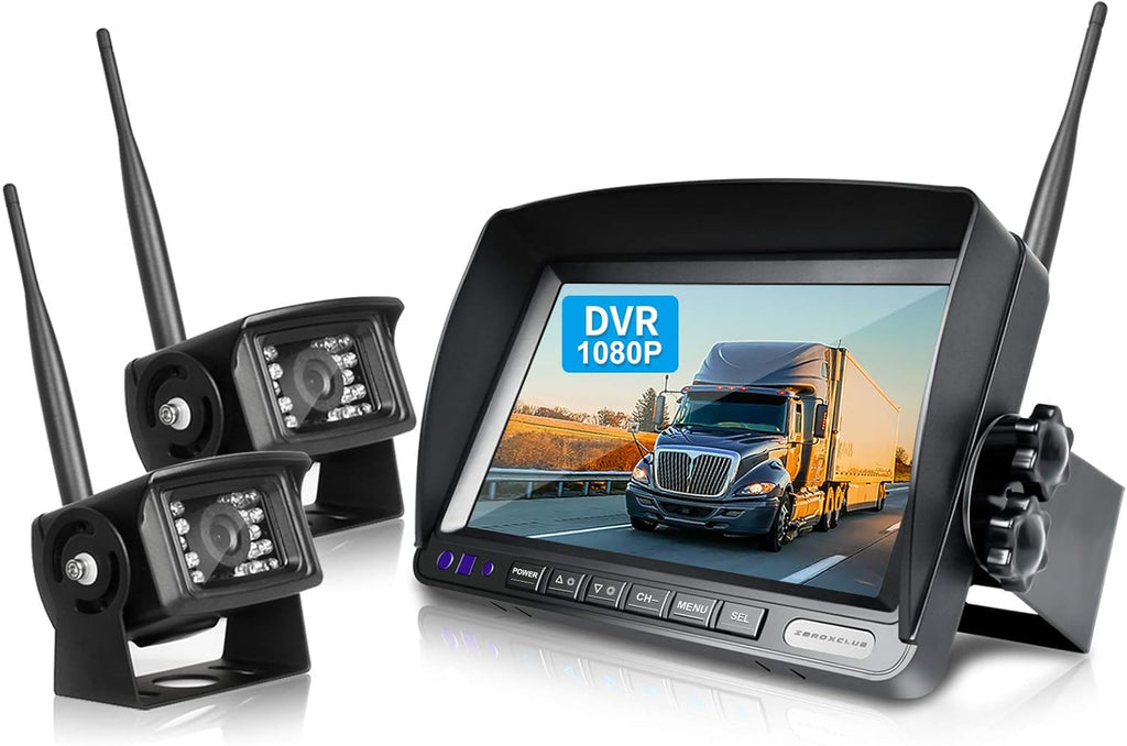 7 Inch Wireless Backup Camera System Kit with IR Night Vision E969906