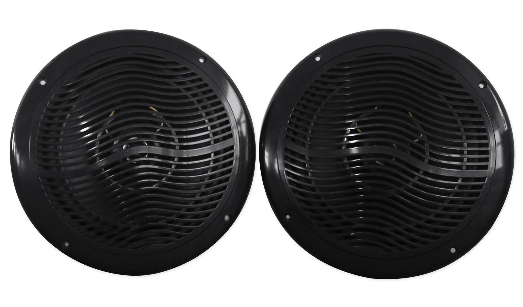 8" Marine Boat Speakers with 4-Ch Amp and Wire Kit D91057