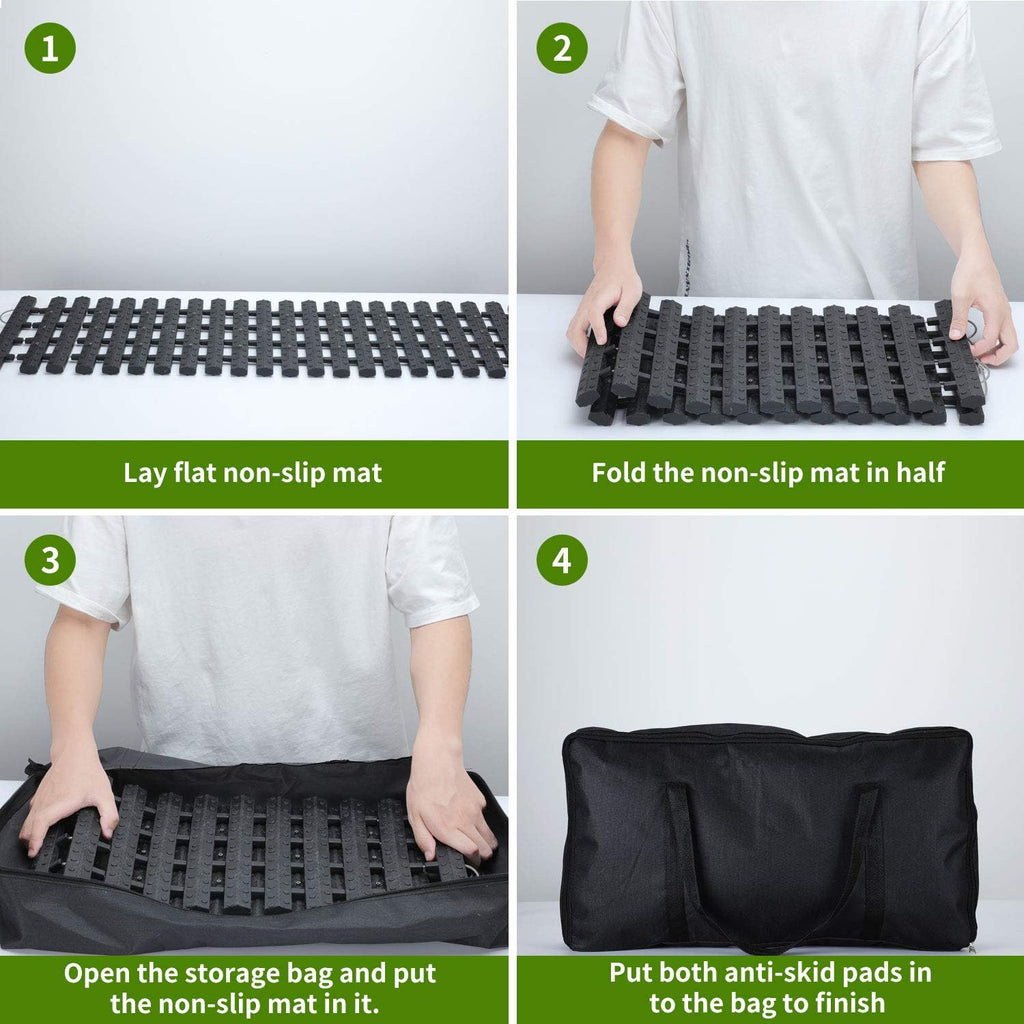 2 pcs Tire Traction Mats 39.3 (L) x 10.8 (W) W119