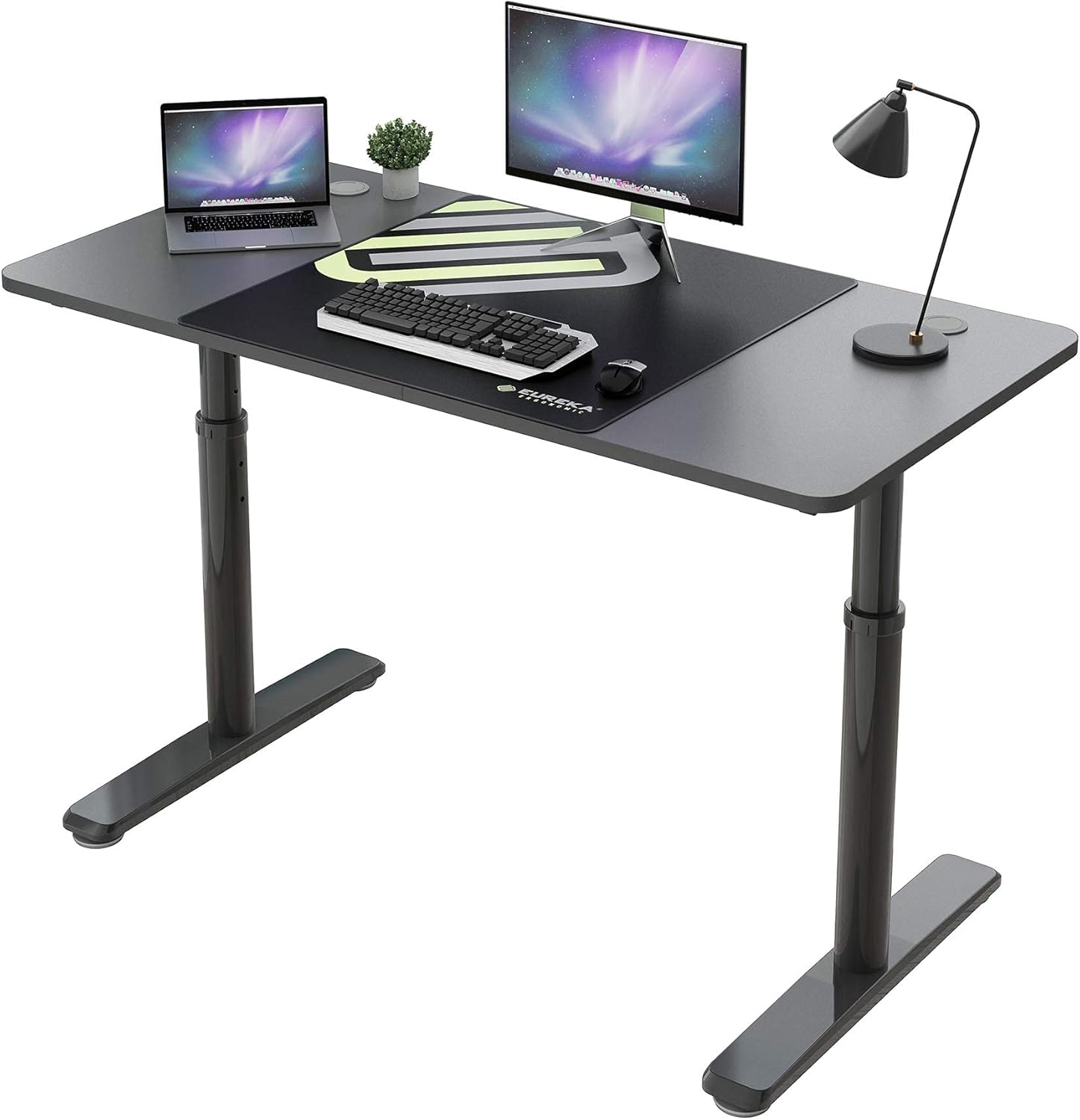 Adjustable Computer Desk 47 Inch Black K2159