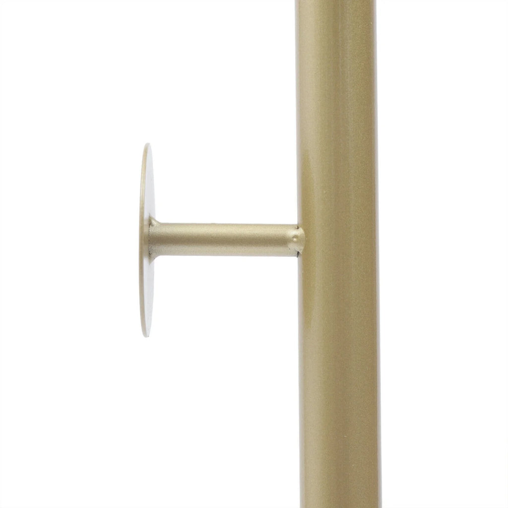 Modern Metal Coat Rack with Marble Base U154221