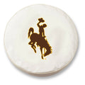 White Vinyl Fitted Spare Car Tire Cover O715
