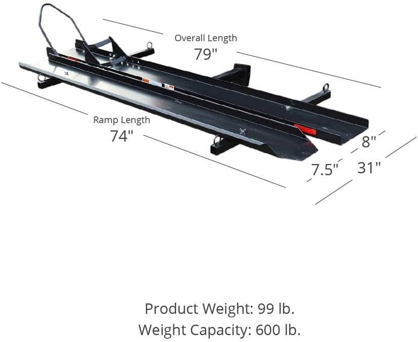 Dirt Bike and Motorcycle Carrier for Truck Hitch J910746