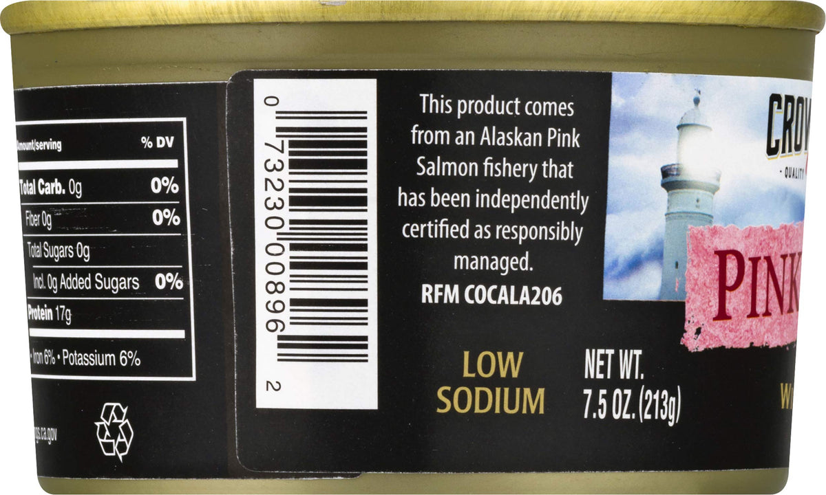 Pink Salmon 7.5-Ounce Cans (Pack of 12) N57176