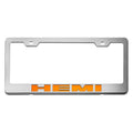 Hemi Orange License Plate Frame H44194
