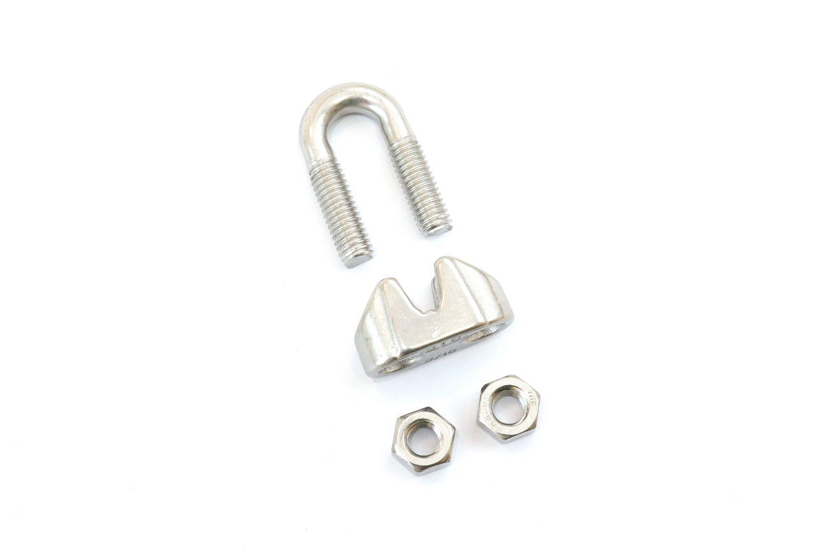 Stainless Steel Wire Rope Cable Clips 1/4 Inches 6mm V9785