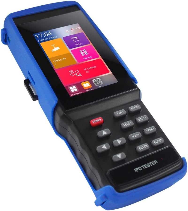 4 Inch Touch Screen IP Camera Tester with WiFi and PoE Power Output Z1116