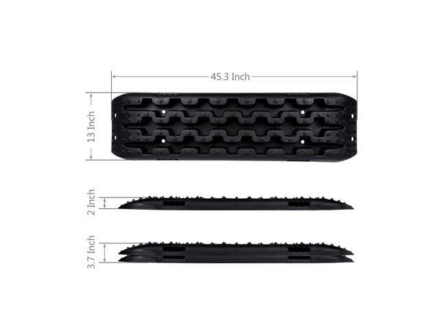 Black Off Road Traction Tracks M5871