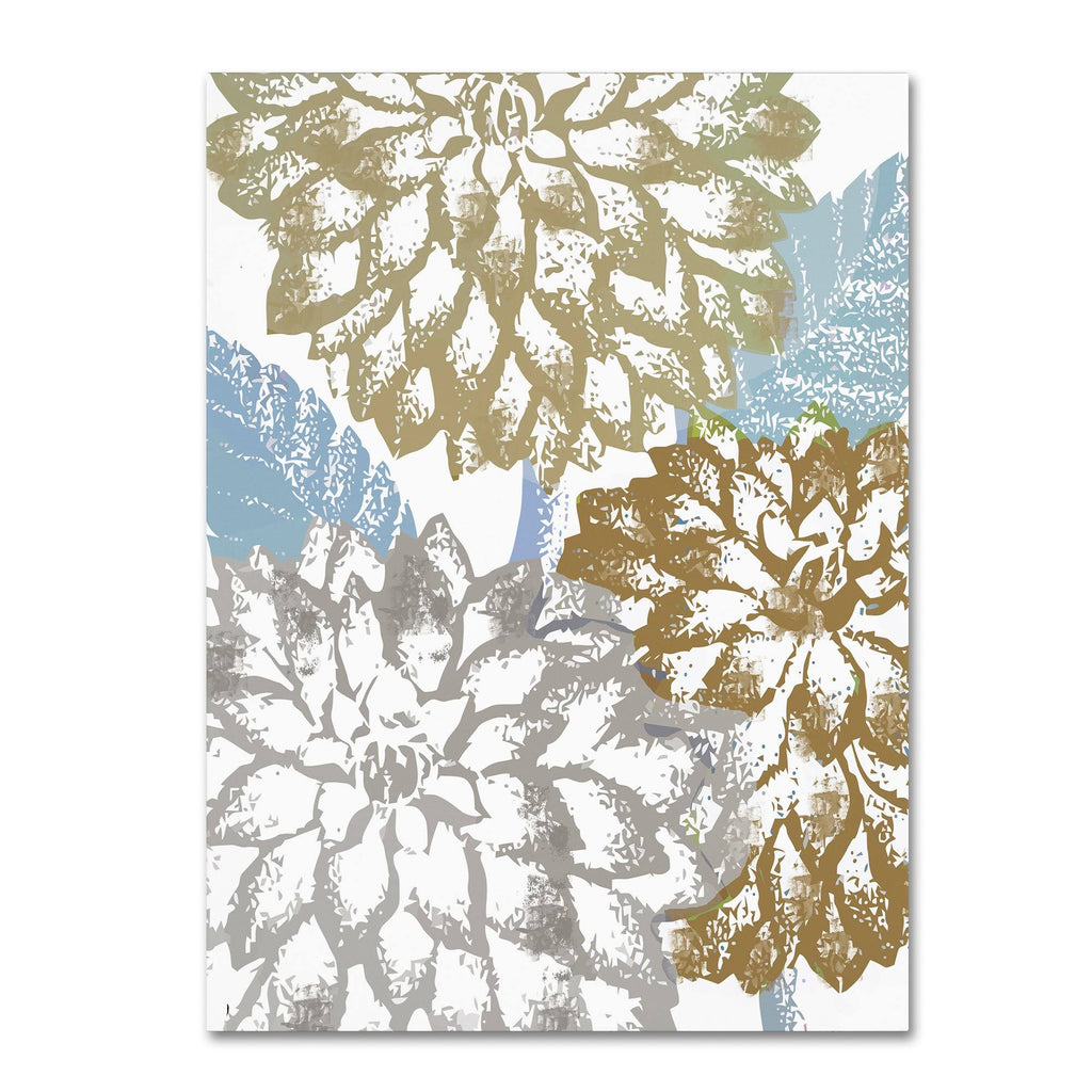 Sea Dahlias II Canvas Art X7993