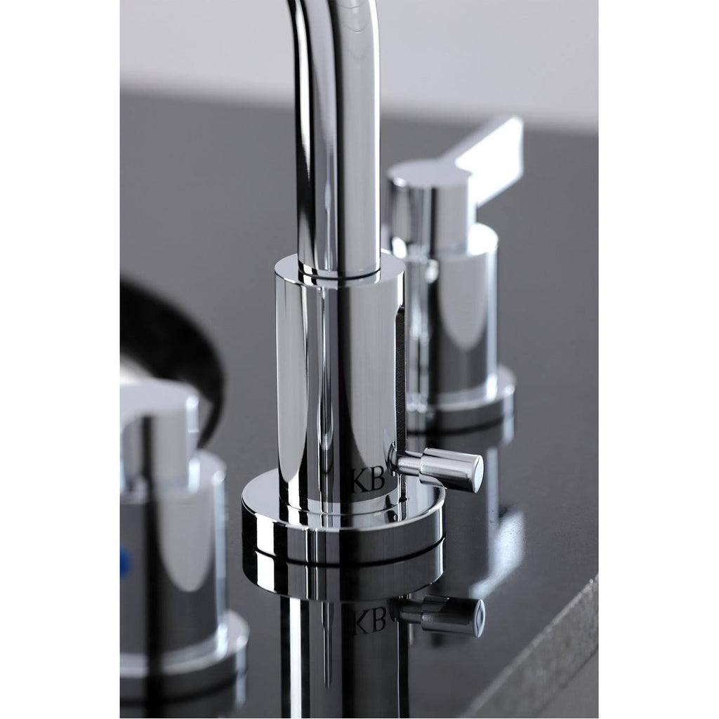8x22 Widespread Bathroom Faucet, Brushed Brass X97933
