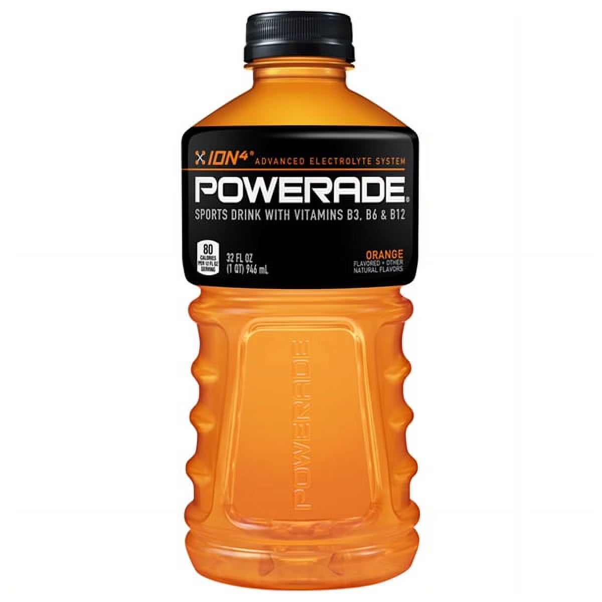 Orange Sports Drink 32 oz Plastic Bottles Pack of 15 I454