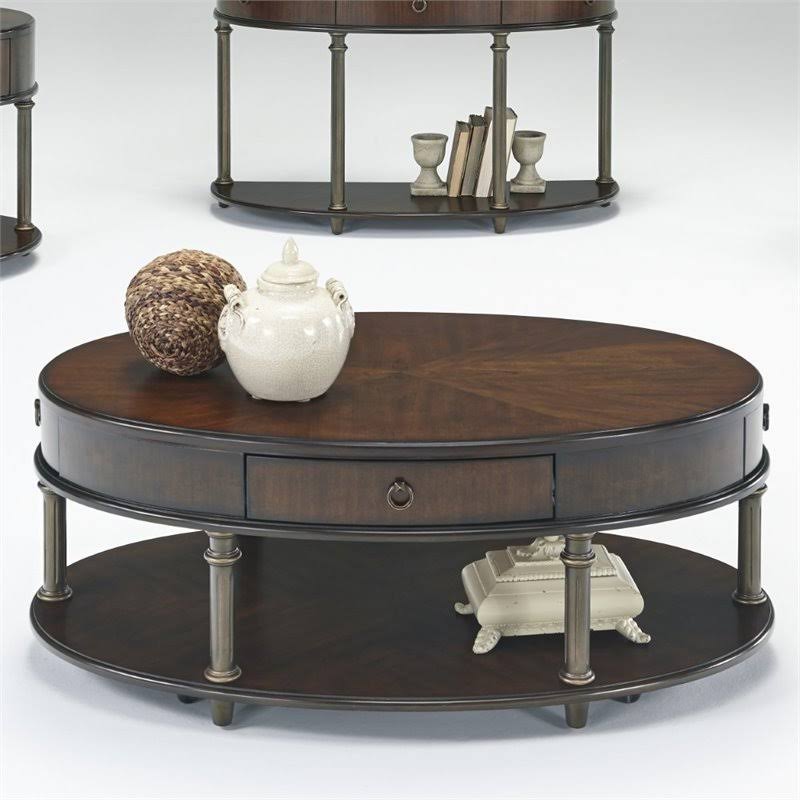 Oval Coffee Table in Regent Cherry W2374
