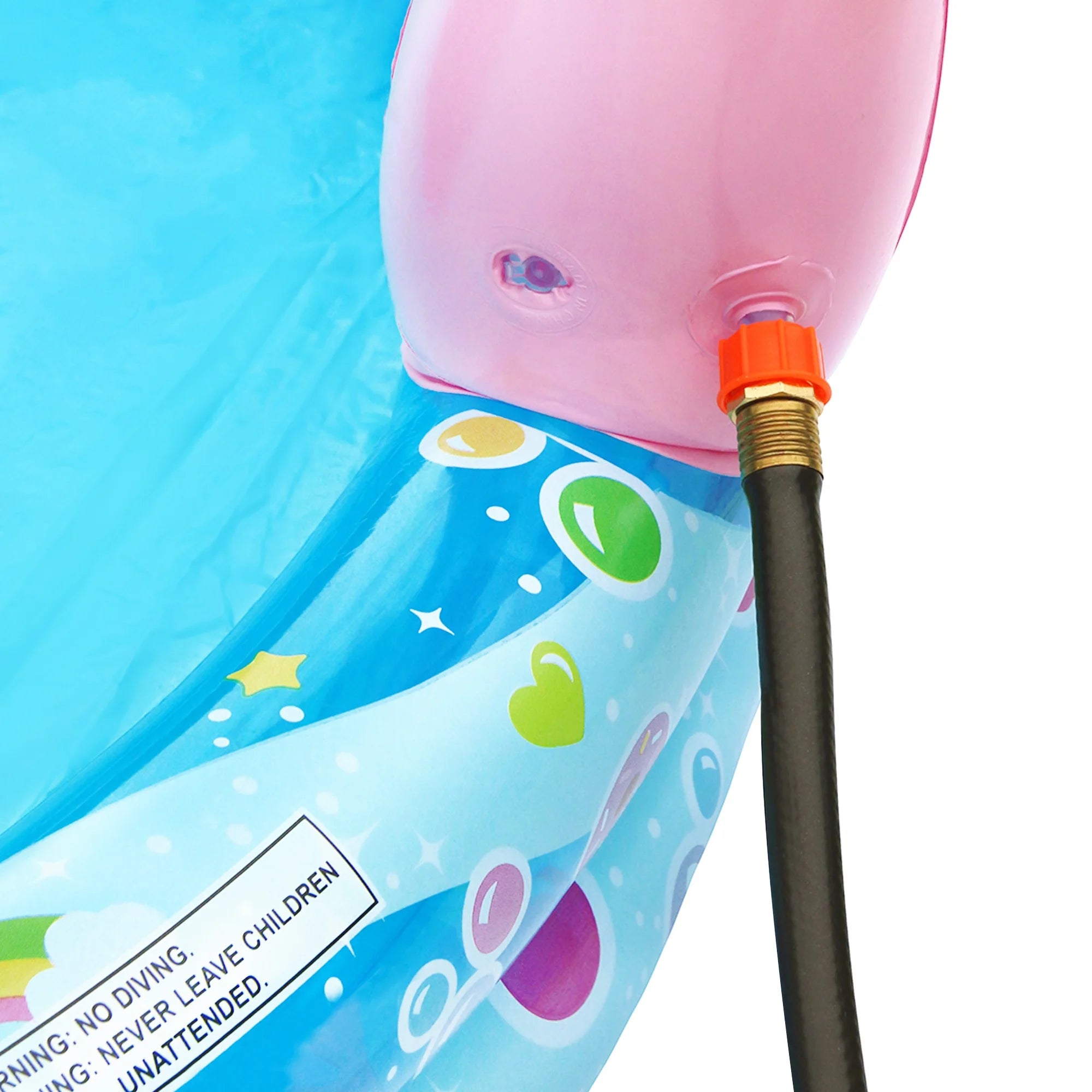 Inflatable Unicorn Pool Water Slide Splash Toy C550577