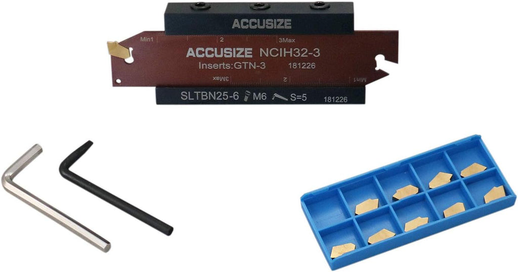 1'' Self-Lock Block with 10 Pcs Carbide Inserts and 1 Pc Blade Y7429