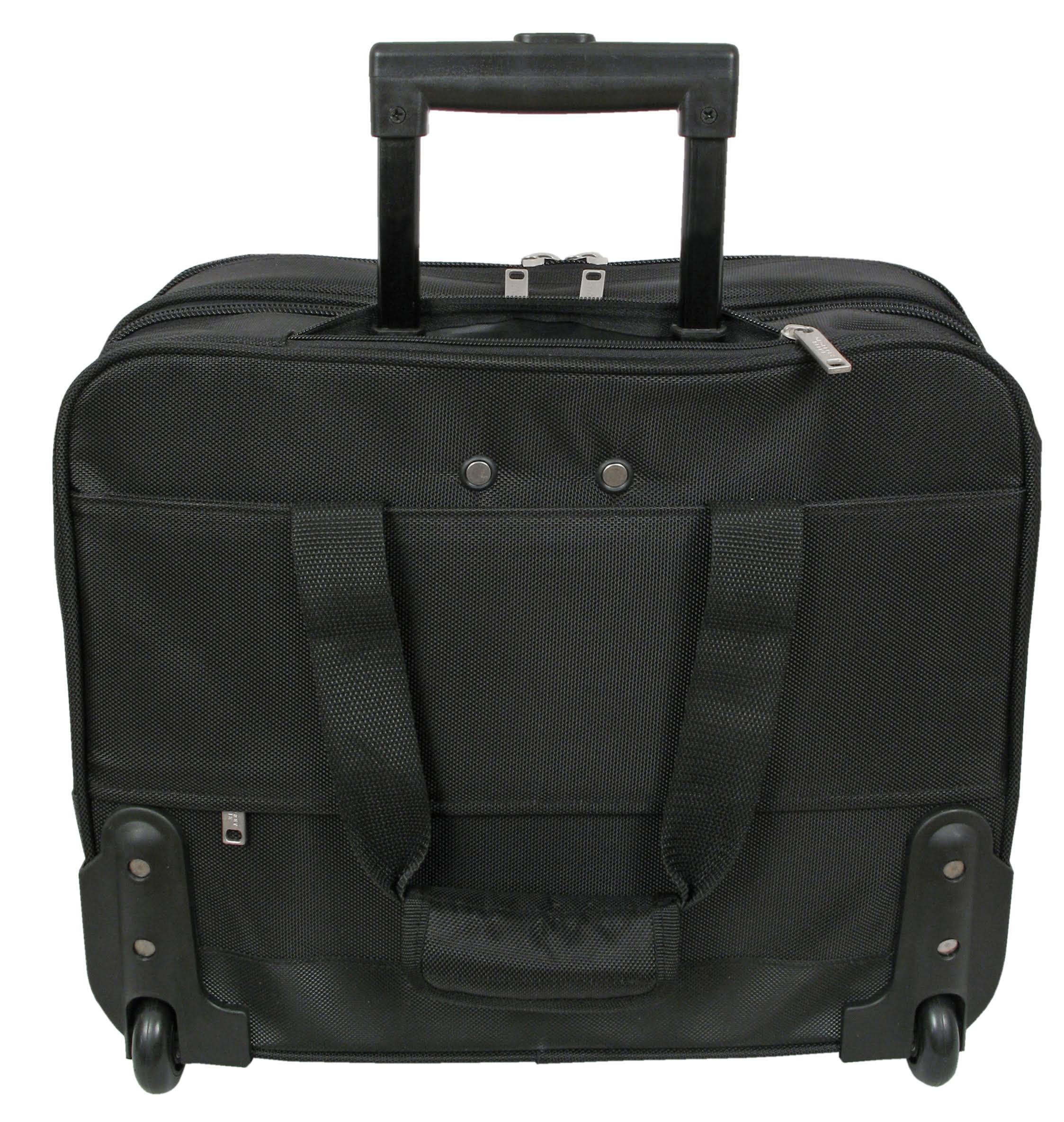 Black w/ Gray Tech Rolling Business Case S5323