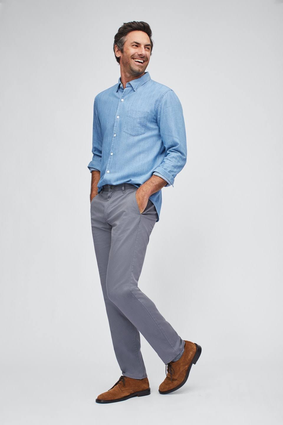 Stretch Washed Chinos E109825