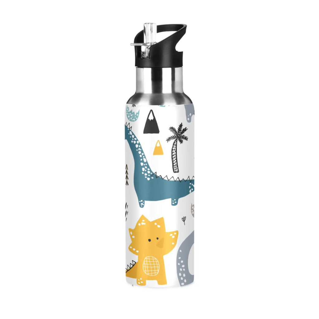 Stainless Steel Water Bottle with Straw Lid Vacuum Insulated 20 OZ Y499