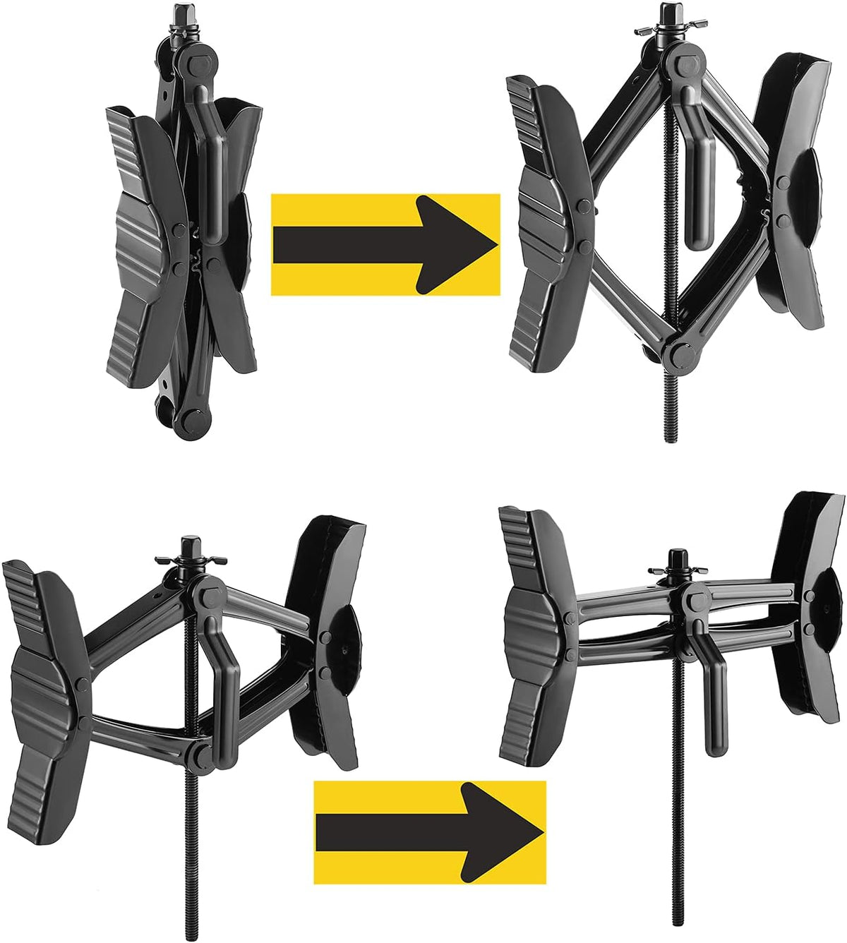 Camper Wheel Stabilizer Scissor 2 Pieces Tire Chocks Rust Proof D629637