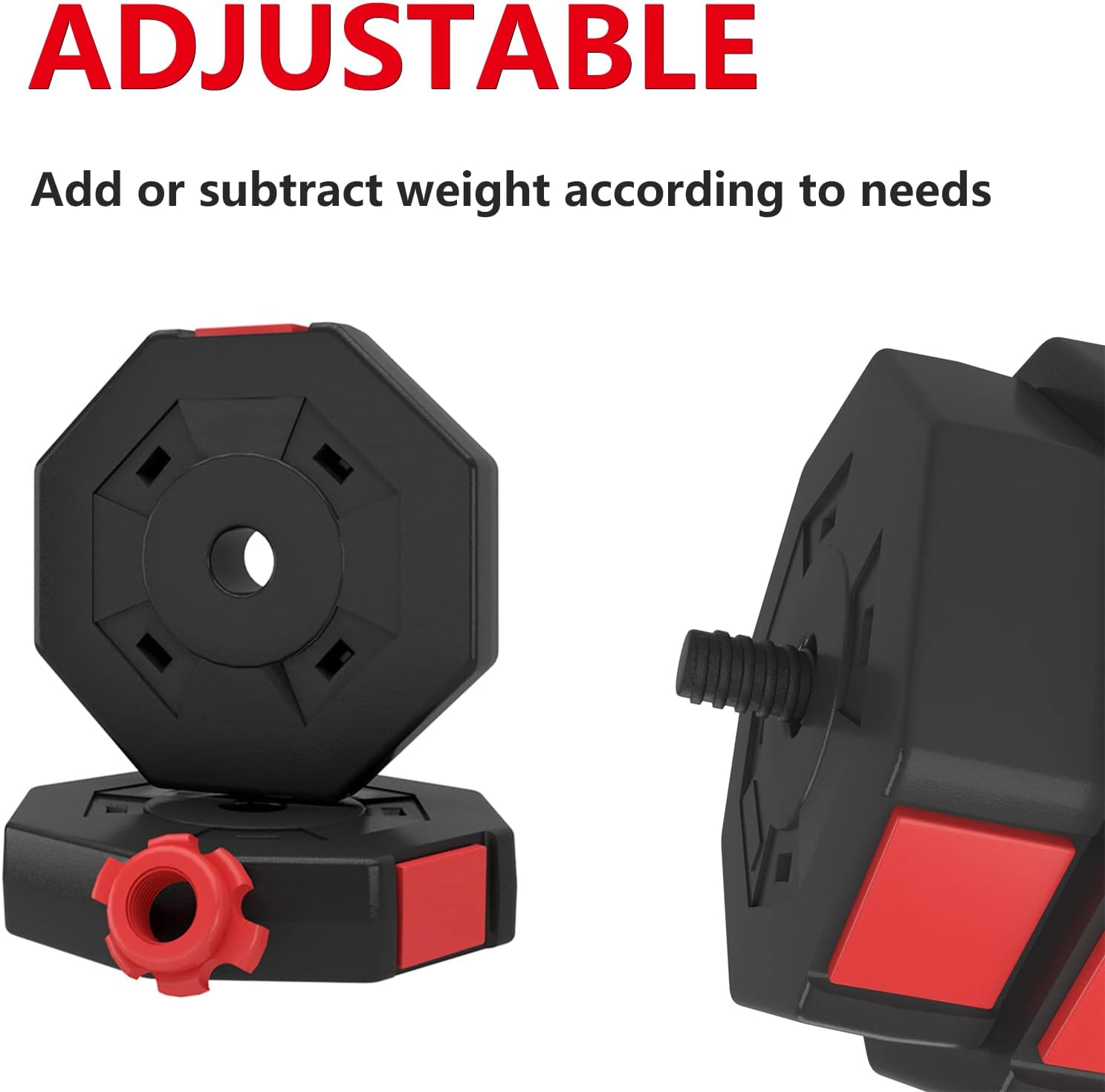 Adjustable Dumbbells with Connecting Rod, Pack of 2 Z3700