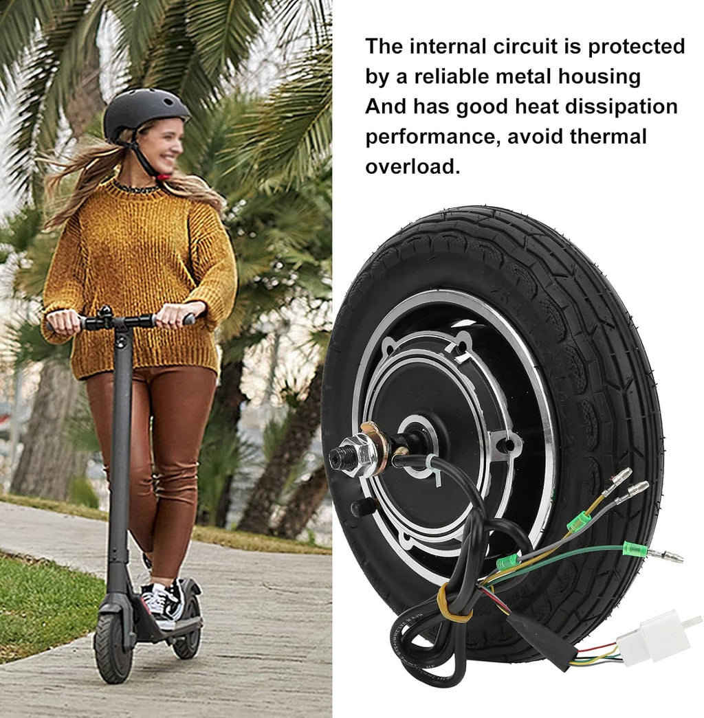 Electric Scooter Hub Motor Wheel Assembly with Antiskidding Tire U29601