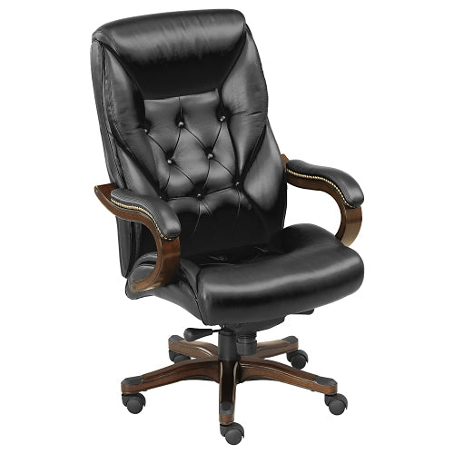 Black Faux Leather Executive Chair T23199