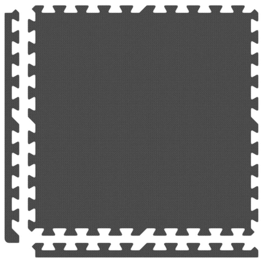 Grey Eva Foam Rubber Interlocking Floor Set N29087