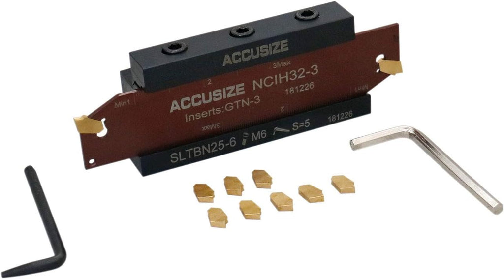 1'' Self-Lock Block with 10 Pcs Carbide Inserts and 1 Pc Blade Y7429