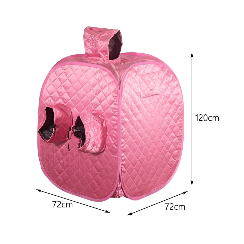 Sauna Room Tent with Hood Double Zipper Folding Q5186