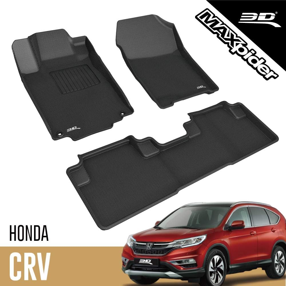 Custom Fit All-Weather Car Floor Mats Liners, Black X724168
