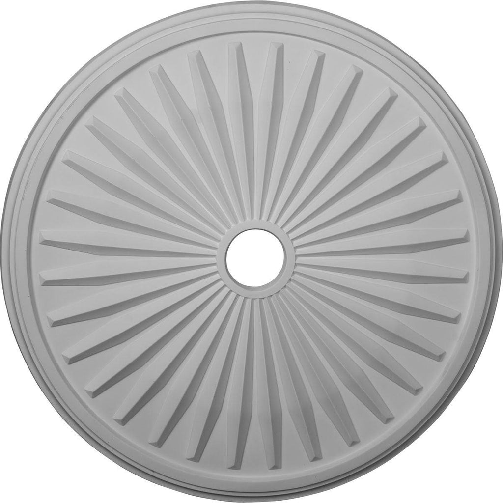 Hand-Painted Firebrick Ceiling Medallion J7436
