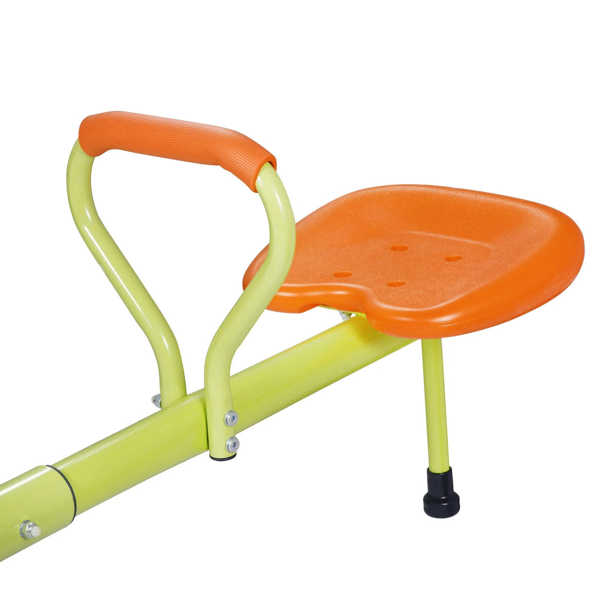 Heavy-Duty Seesaw 360 Degree Spinning with Handle Outdoor for 2-4 Kids O177
