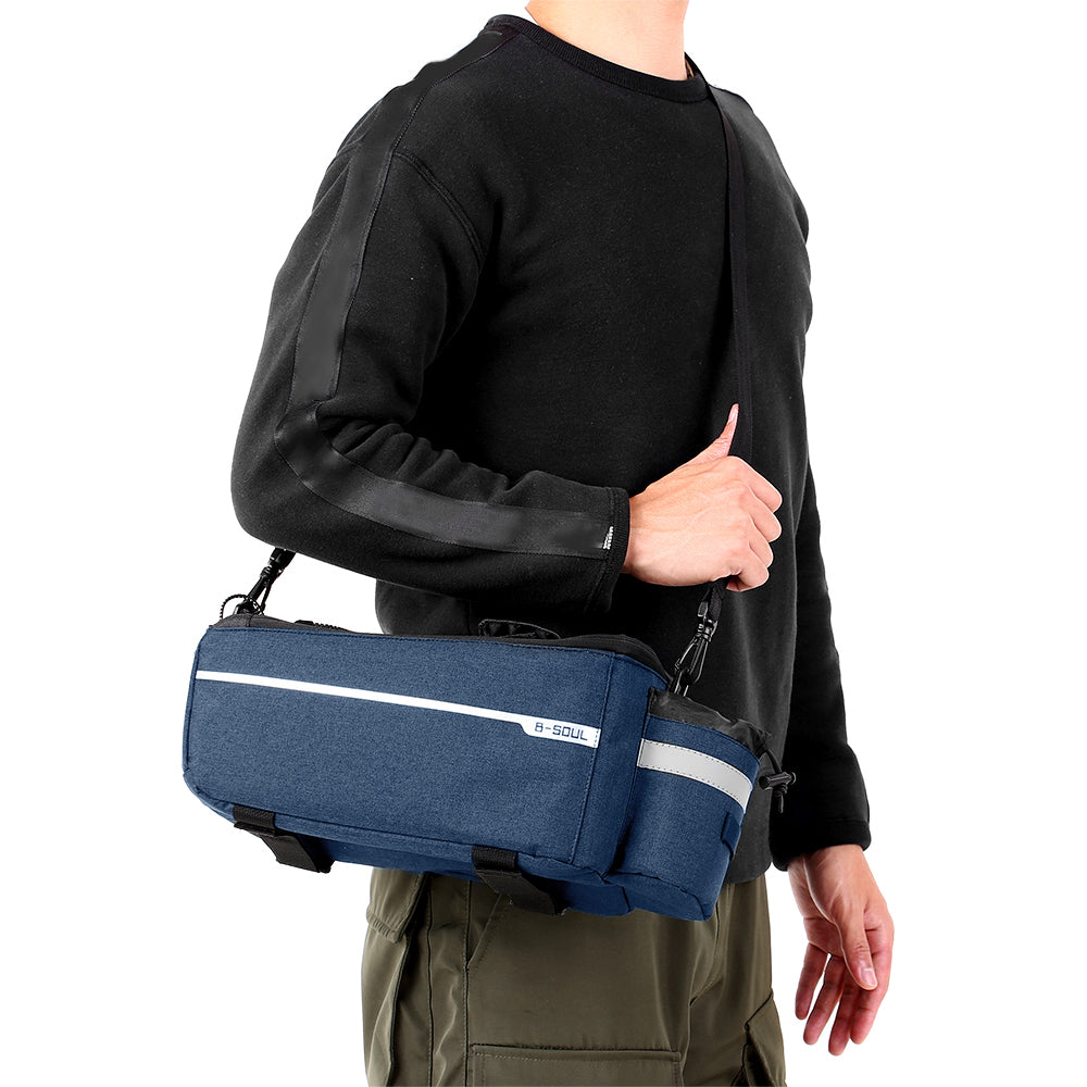 Bike Pannier with Holes Reflective Insulated Trunk Bag O3783