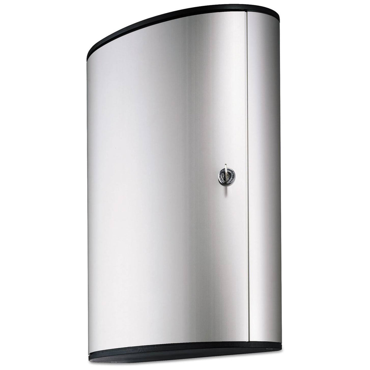 Brushed Aluminum Key Cabinet with 72 Hooks Z3705
