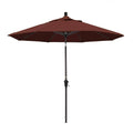 Bronze 9' Aluminum Auto Tilt Market Umbrella D294367