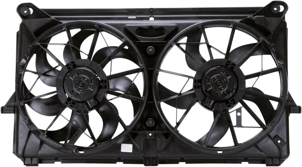 Cooling Fan Assembly for 2005-2007 Chevrolet Silverado, Black X323