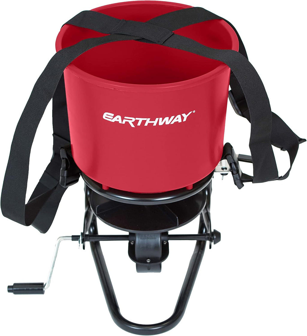 40 LB Portable Chest Mount Hand Crank Broadcast Spreader K66038