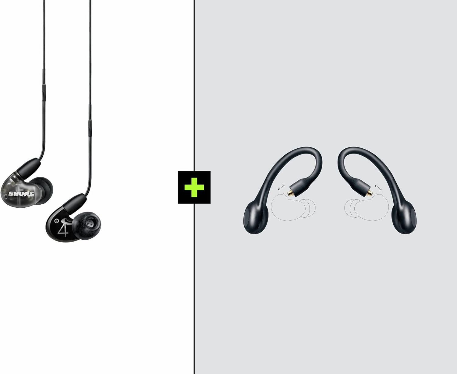 White True Wireless Earbuds Bundle with Sound Isolating Earphones + Bluetooth Adapter S819