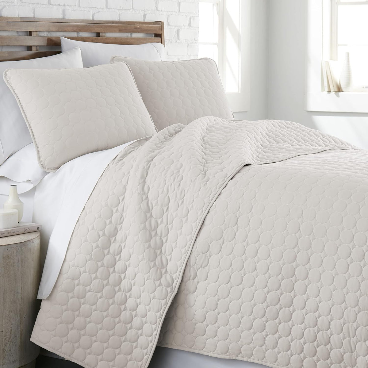 Aqua Oversized Quilt Cover Set with 2 Shams X416