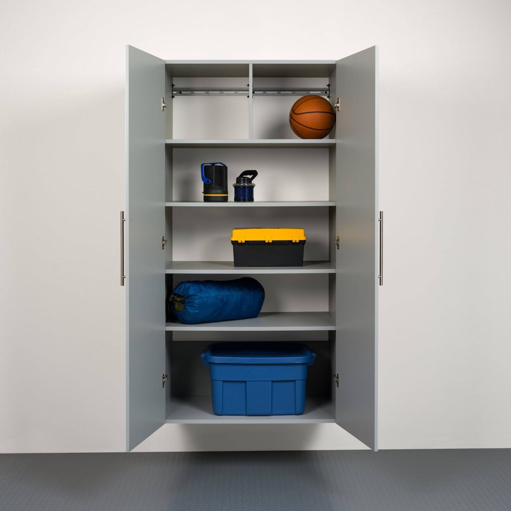 Large Light Gray Storage Cabinet Y235452