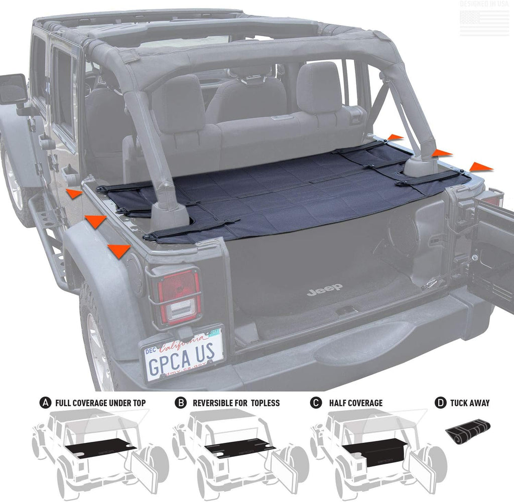 Cargo Cover for Wrangler Unlimited 4DR 2007-2018 Models X865