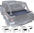 Cargo Cover for Wrangler Unlimited 4DR 2007-2018 Models X865