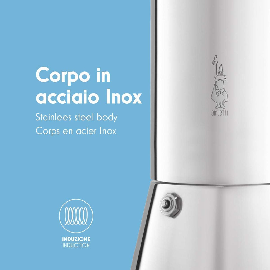 4 Cup Stainless Steel Espresso Coffee Maker N807