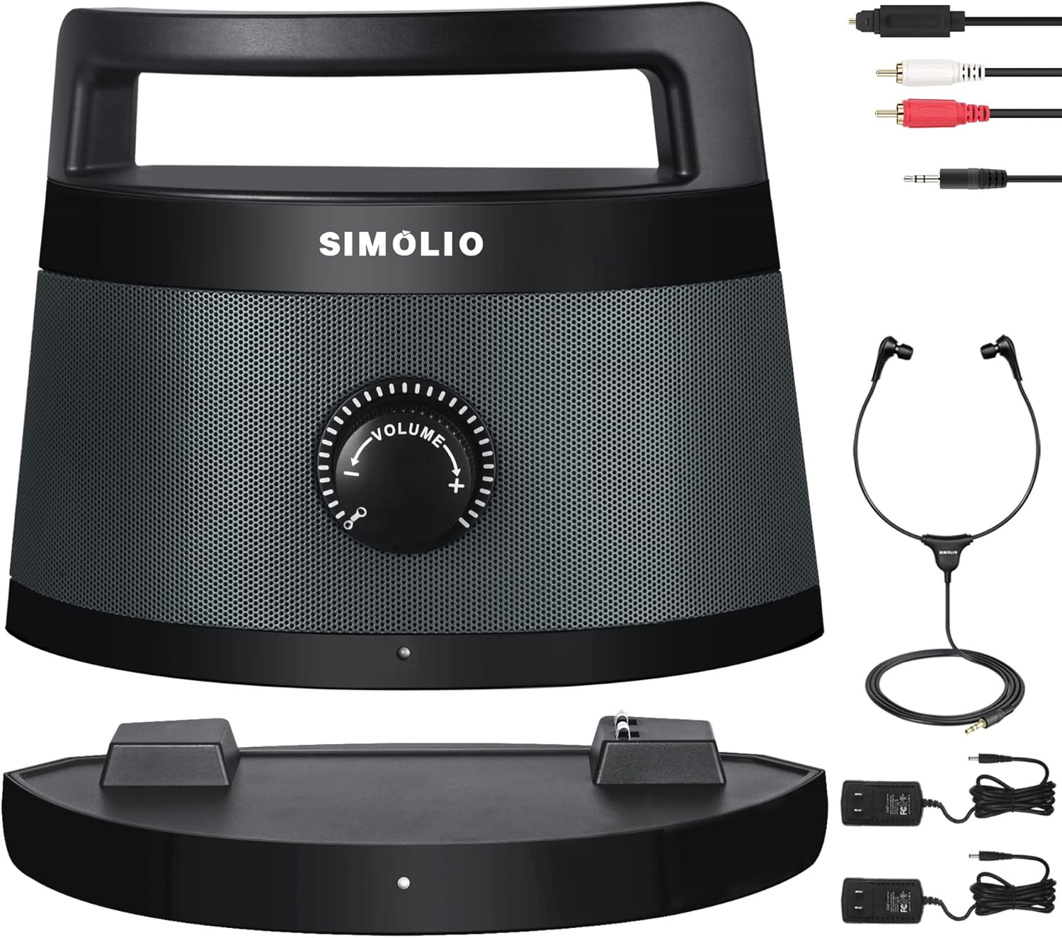 Clear Dialogue Wireless TV Speakers with Tone Adjustment Q20688