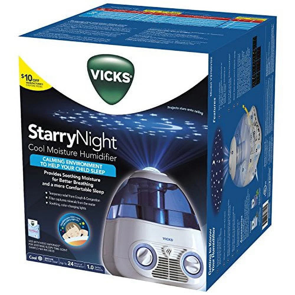 Cool Moisture Humidifier, 1 Gallon with Auto Shut-Off M678108