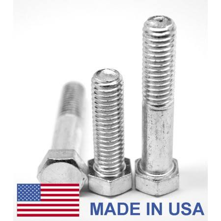 9/16 inch-18 x 1 1/4 inch Fine Thread Grade 5 Hex Cap Screw Medium Carbon Steel Zinc Plated Pk 150 K796