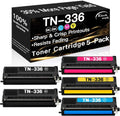 Compatible Toner Cartridges for Brother Printers (2X BK/C/M/Y, 5-Pack) P46040
