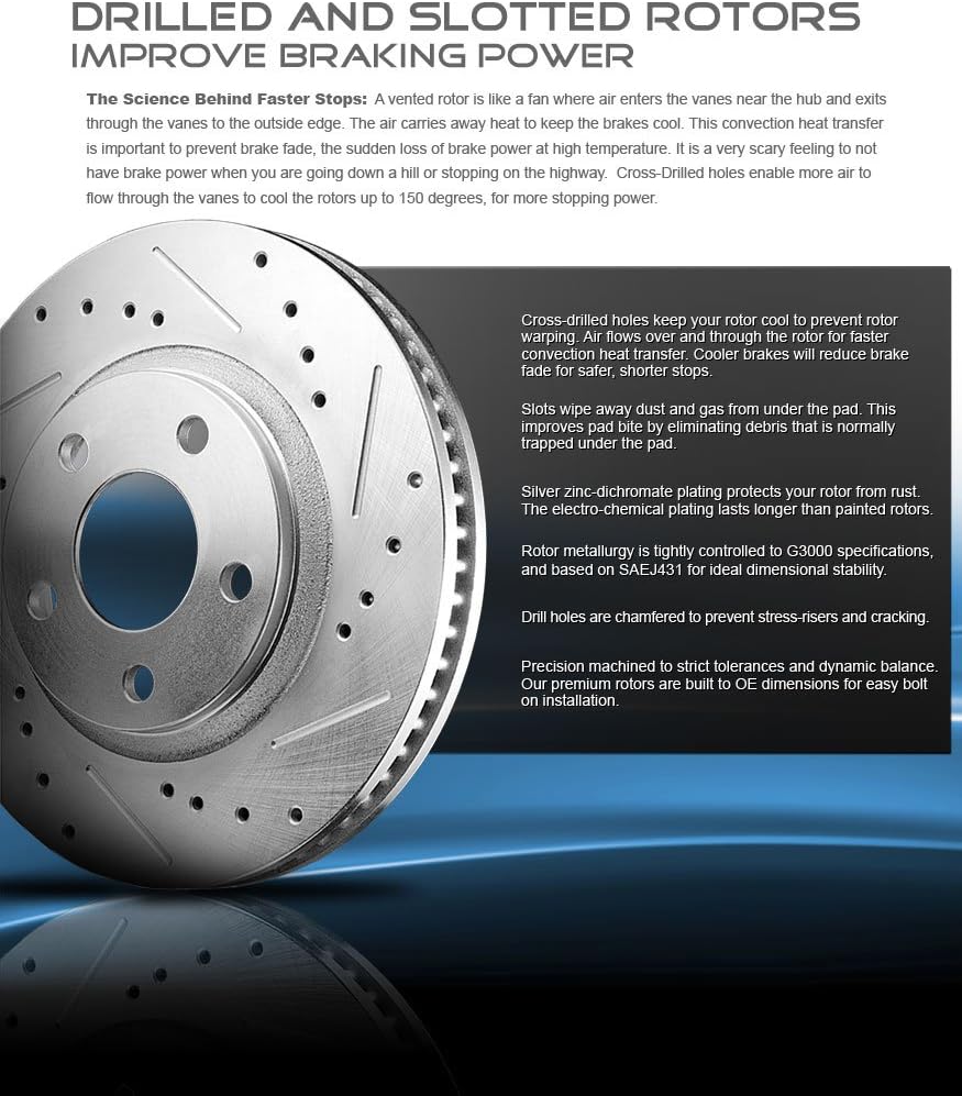 FRONT 379.96mm + REAR 330.09mm D/S 5 Lug [4] Rotors P19049